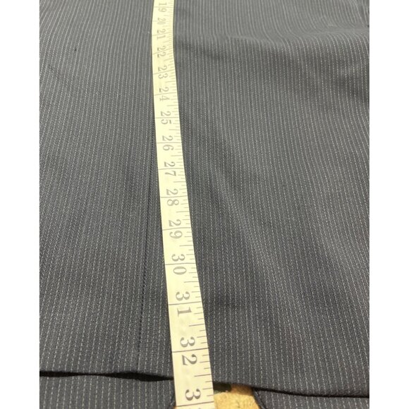 DKNY Mens Pinstripe Wool Blazer 2-Button Lining Bloomingdales DH18 - Picture 11 of 11